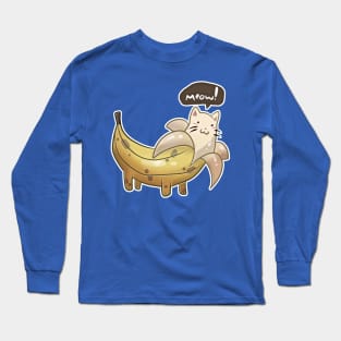 Banana Kitty Long Sleeve T-Shirt